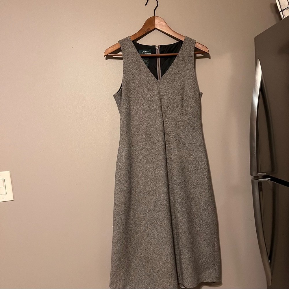 Lauren Ralph Lauren Sleeveless Dress - 100% Wool